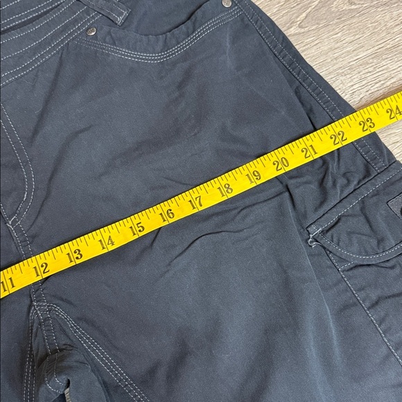 KUHL Women’s Black Freeflex Roll-Up Hiking Pants Sz 16 Short - Picture 8 of 12